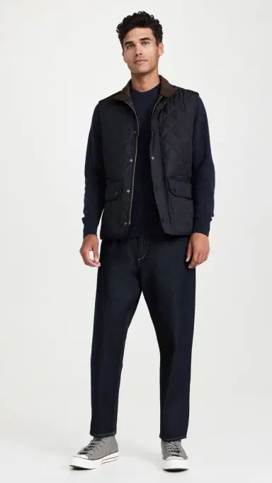 Barbour Lowerdale Quilted Vest Navy | Thumbnail 5 Barbour Lowerdale Quilted Vest Navy | Thumbnail 5