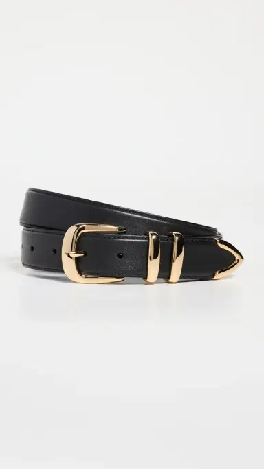 Favorite Daughter The Jordan Belt Black Gold | Thumbnail 2
