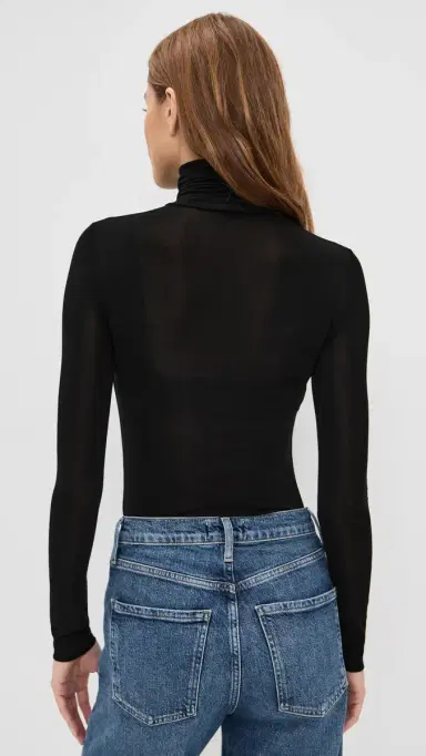 AGOLDE Pascale Turtleneck Black S | Thumbnail 3