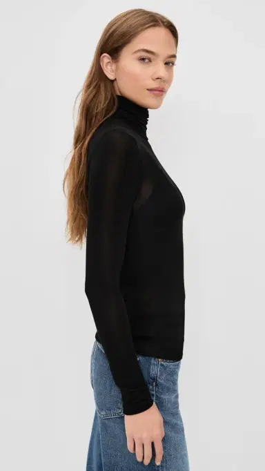 AGOLDE Pascale Turtleneck Black S | Thumbnail 4