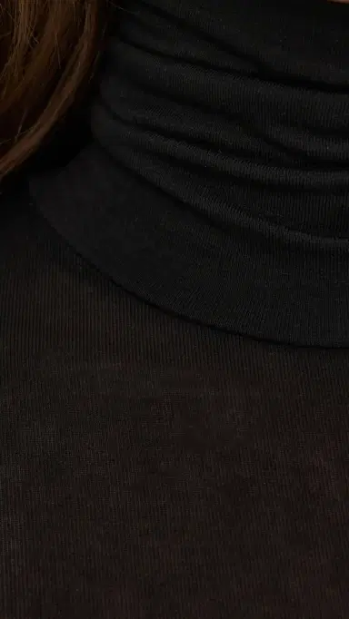 AGOLDE Pascale Turtleneck Black S | Thumbnail 6