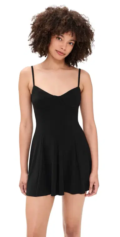 Norma Kamali Underwire Pickleball Dress | Thumbnail 1 Norma Kamali Underwire Pickleball Dress | Thumbnail 1