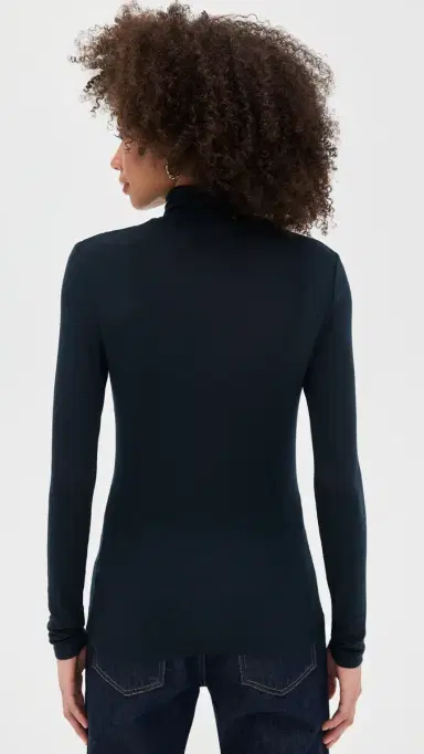 AGOLDE Pascale Turtleneck Navy S | Thumbnail 3