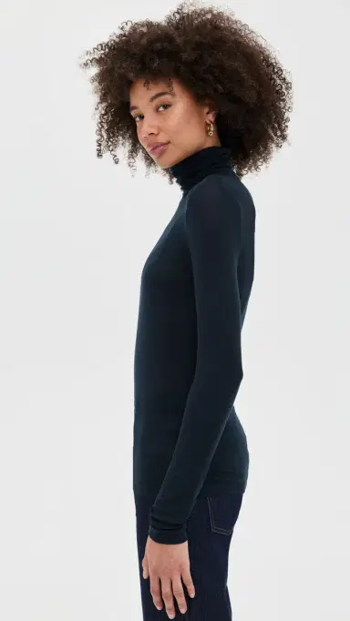 AGOLDE Pascale Turtleneck Navy S | Thumbnail 4