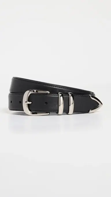 Favorite Daughter The Jordan Belt Black Nickel | Thumbnail 2
