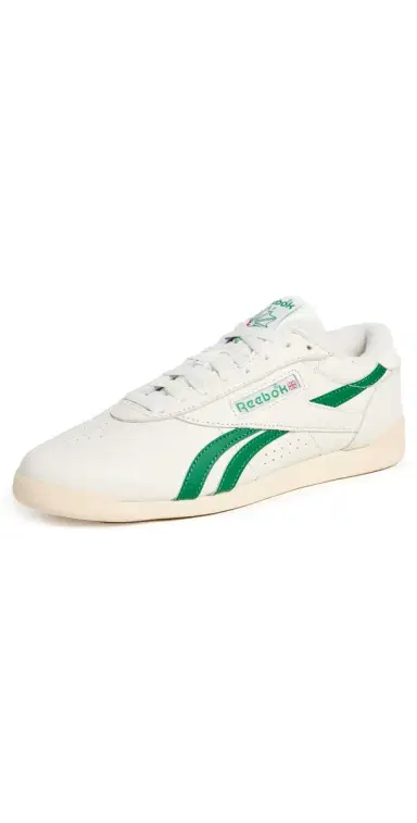 Reebok Freestyle Lo Sneakers Chalk/Glen Green/Paper White | Thumbnail 1