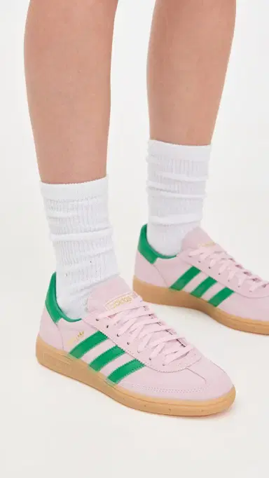 Adidas Handball Spezial W Sneakers Clear Pink/Green/Gold Metallic | Thumbnail 3 Adidas Handball Spezial W Sneakers Clear Pink/Green/Gold Metallic | Thumbnail 3