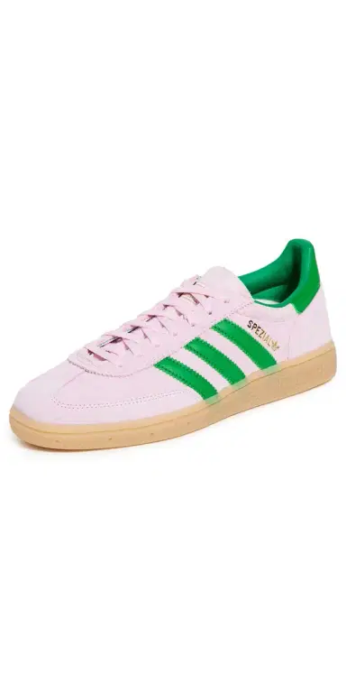 Adidas Handball Spezial W Sneakers Clear Pink/Green/Gold Metallic | Thumbnail 1 Adidas Handball Spezial W Sneakers Clear Pink/Green/Gold Metallic | Thumbnail 1