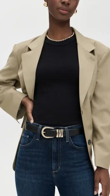 Favorite Daughter The William Split Decision Belt Black L | Thumbnail 3 Favorite Daughter The William Split Decision Belt Black L | Thumbnail 3