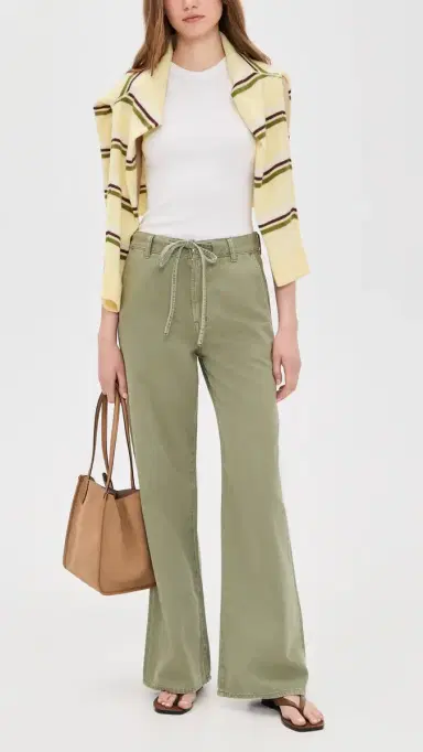 Madewell The Ultimate Wide-Leg Pants Sagebrush | Thumbnail 5 Madewell The Ultimate Wide-Leg Pants Sagebrush | Thumbnail 5