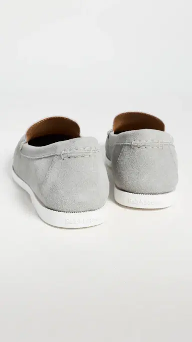 Polo Ralph Lauren Merton Suede Slip Ons Channel Grey 9 | Thumbnail 3 Polo Ralph Lauren Merton Suede Slip Ons Channel Grey 9 | Thumbnail 3