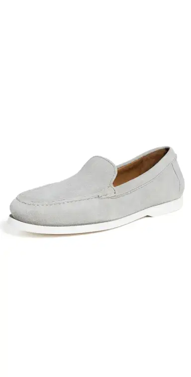 Polo Ralph Lauren Merton Suede Slip Ons Channel Grey 9 | Thumbnail 1 Polo Ralph Lauren Merton Suede Slip Ons Channel Grey 9 | Thumbnail 1
