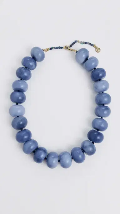 BaubleBar Joan Semi-Precious Necklace Blue One Size | Thumbnail 2