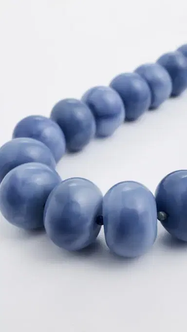 BaubleBar Joan Semi-Precious Necklace Blue One Size | Thumbnail 4