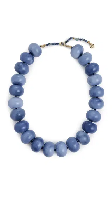 BaubleBar Joan Semi-Precious Necklace Blue One Size | Thumbnail 5