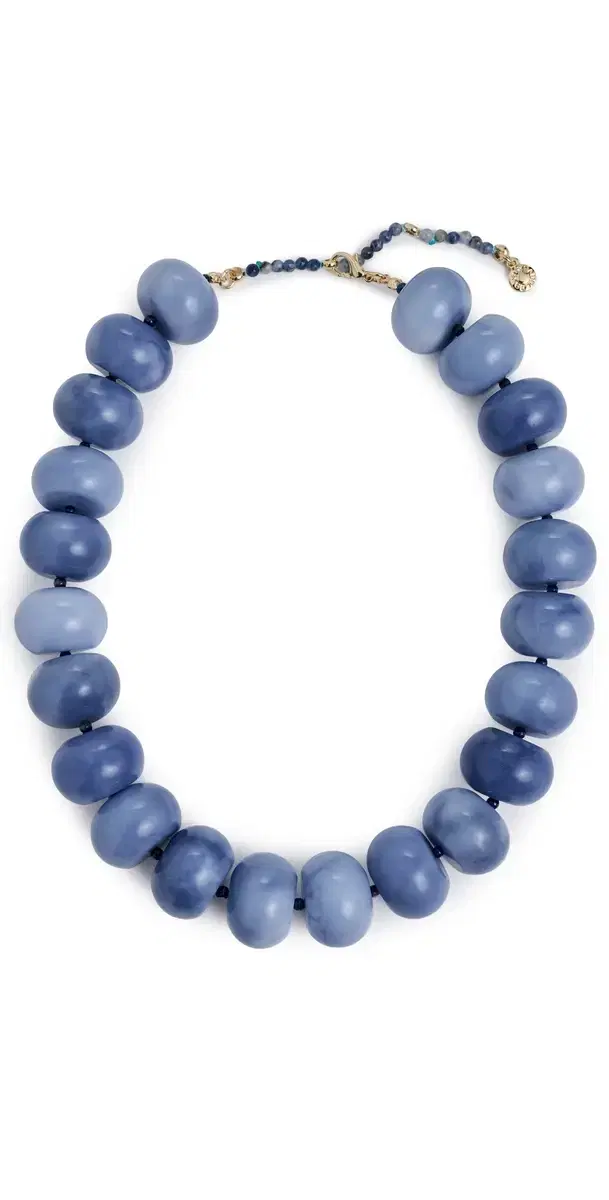Joan Semi-Precious Necklace Blue One Size
