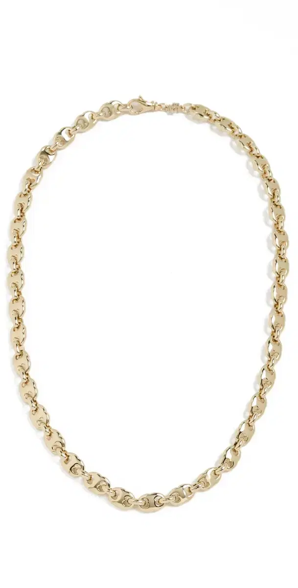 Tory Burch Delicate Gemini Chain Link Necklace Light Brass One Size