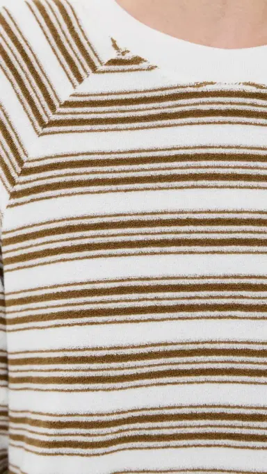 LE BOP Marlow Sweatshirt White/Chocolate | Thumbnail 6