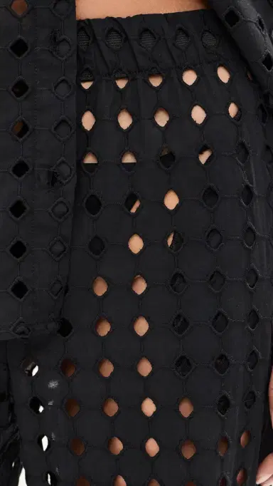 LE BOP Eyelet Odette Pants Black | Thumbnail 6