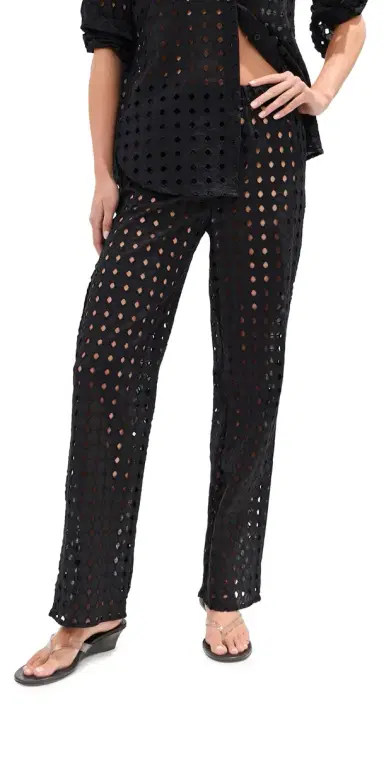 LE BOP Eyelet Odette Pants Black | Thumbnail 1