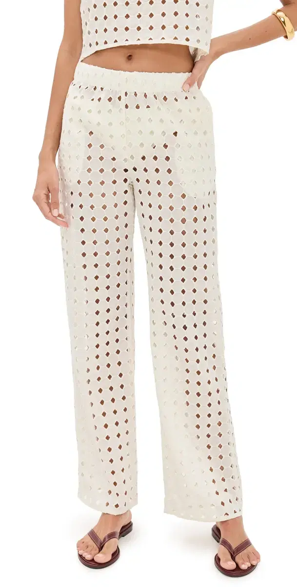 LE BOP Eyelet Odette Pants