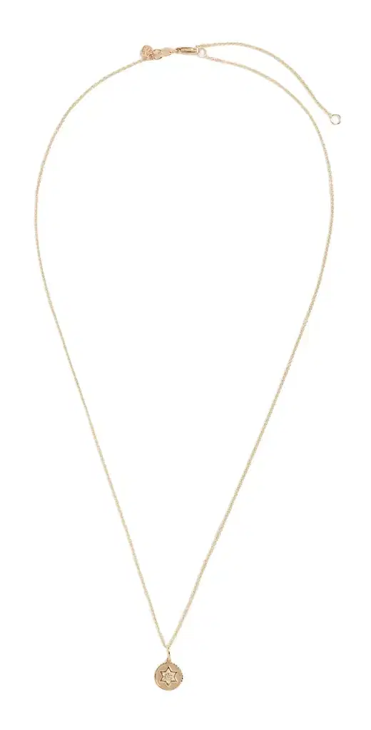 Sydney Evan 14k Gold Baby Star of David Charm Necklace Gold One Size