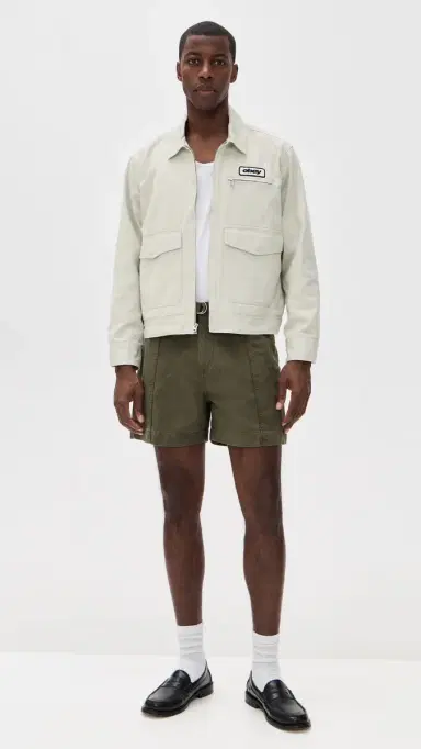 Wales Bonner Brixton Shorts 5 Olive | Thumbnail 5 Wales Bonner Brixton Shorts 5 Olive | Thumbnail 5