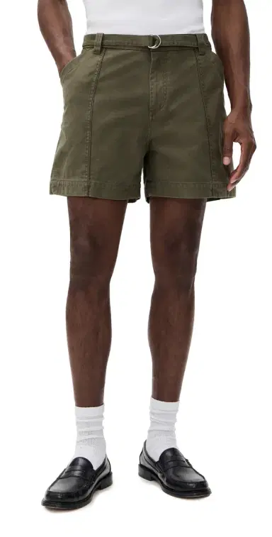 Wales Bonner Brixton Shorts 5 Olive | Thumbnail 1 Wales Bonner Brixton Shorts 5 Olive | Thumbnail 1