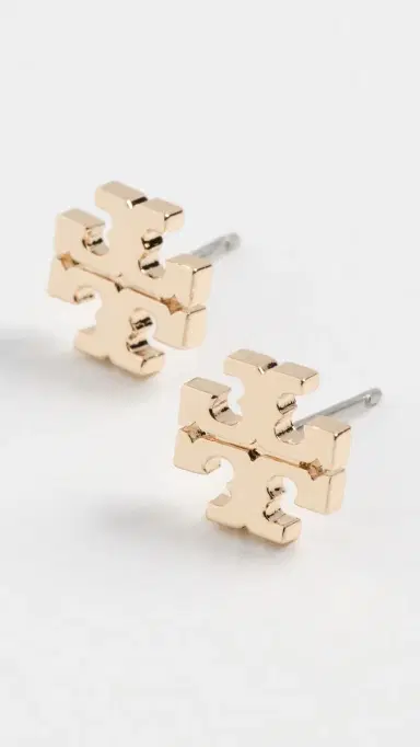 Tory Burch Small Icon Stud Earrings | Thumbnail 4