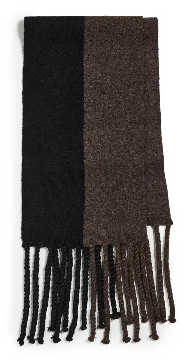 Azura Scarf Chocolate/Black One Size