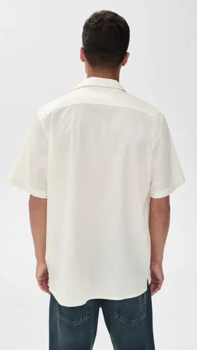 PS Paul Smith Short Sleeve Casual Fit Shirt Off White L | Thumbnail 3