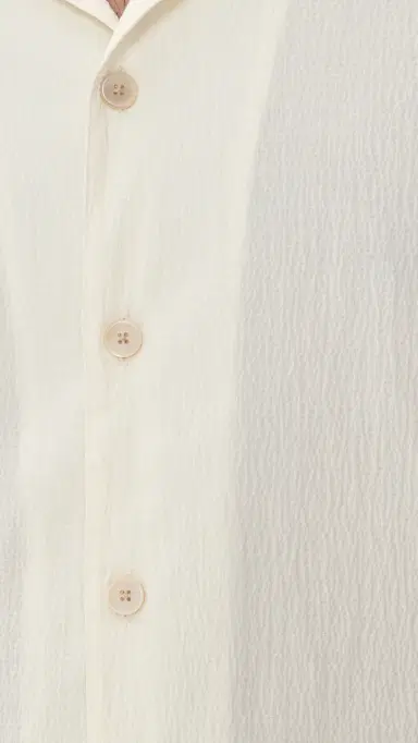 PS Paul Smith Short Sleeve Casual Fit Shirt Off White L | Thumbnail 6