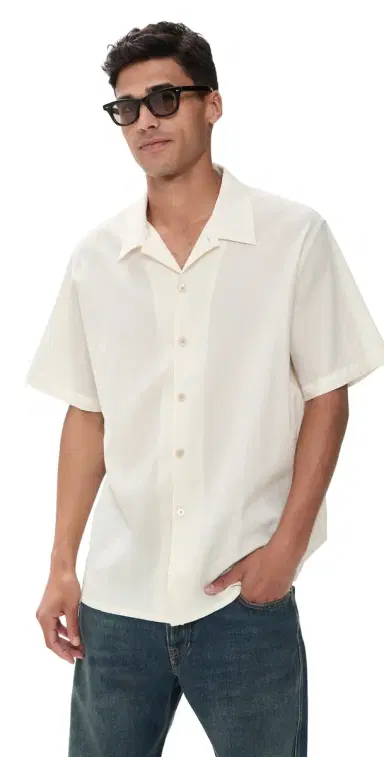 PS Paul Smith Short Sleeve Casual Fit Shirt Off White L | Thumbnail 1