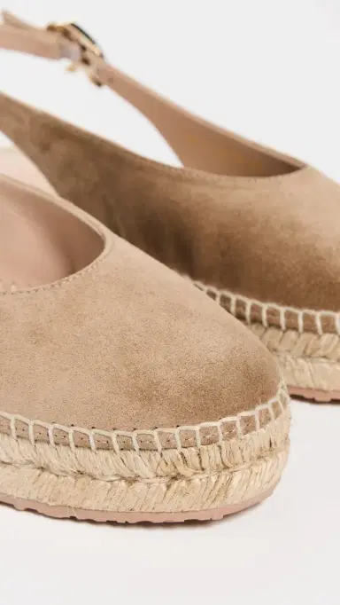 Gianvito Rossi Paz Velour and Corda Espadrilles Camel/Natural 40 | Thumbnail 6