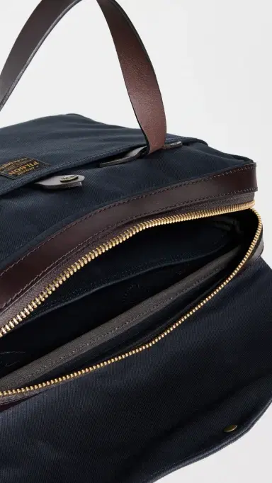 Filson Rugged Twill Original Briefcase Navy One Size | Thumbnail 6