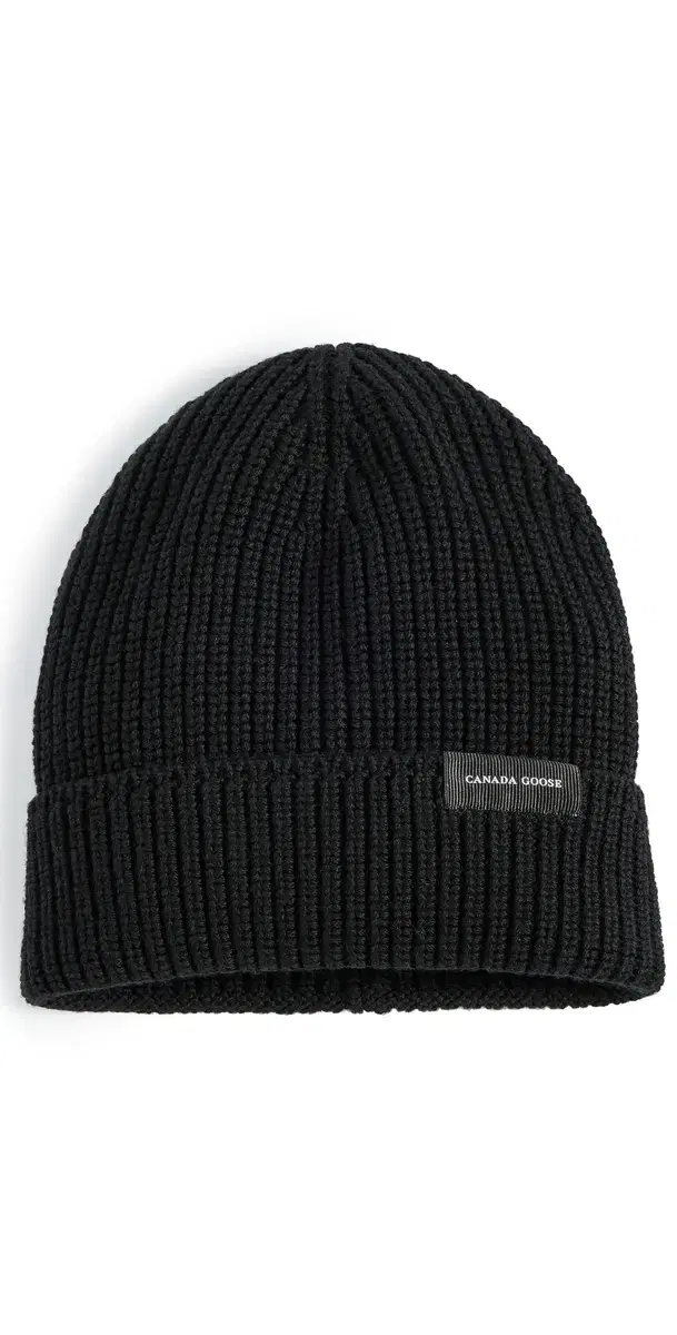 Rib Toque Wordmark Beanie Black - Noir One Size