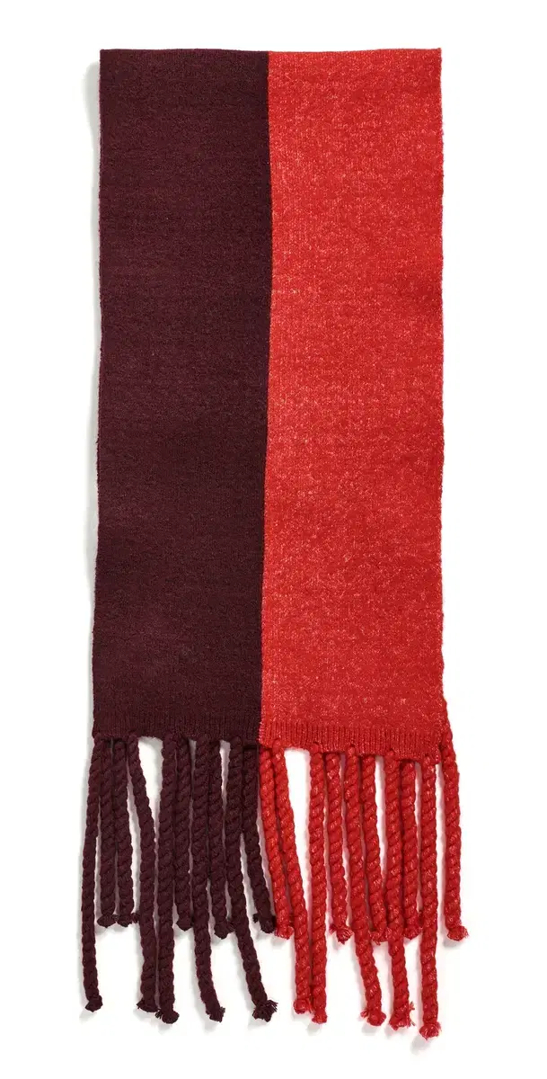 LE BOP Azura Scarf Burgundy/Red One Size