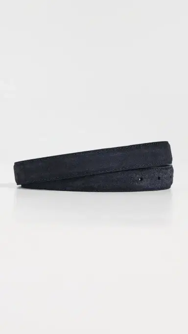 Madewell Metal Keeper Belt In Suede Juniper Berry Suede | Thumbnail 4