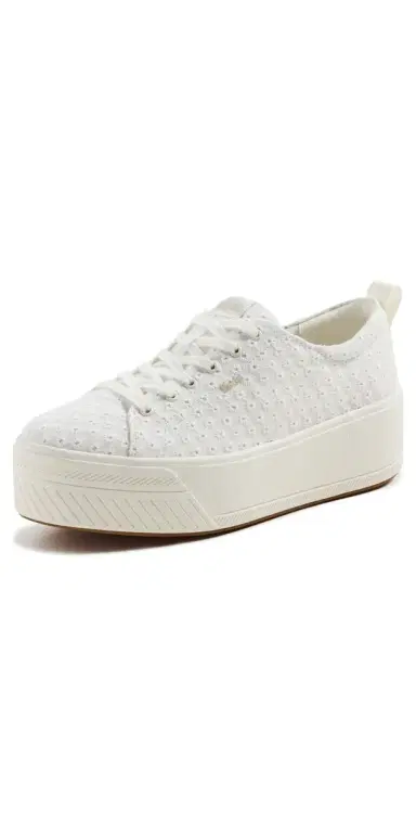Keds Skyler Festival Eyelet Sneakers Snow White | Thumbnail 1 Keds Skyler Festival Eyelet Sneakers Snow White | Thumbnail 1