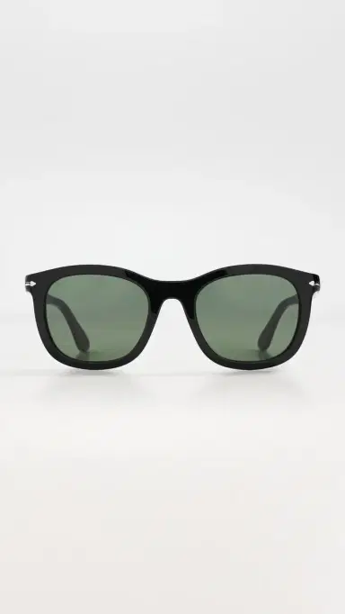 PERSOL 0PO3395S Sunglasses Black/Green One Size | Thumbnail 2 PERSOL 0PO3395S Sunglasses Black/Green One Size | Thumbnail 2