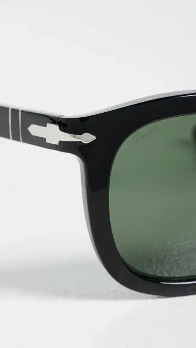 PERSOL 0PO3395S Sunglasses Black/Green One Size | Thumbnail 5 PERSOL 0PO3395S Sunglasses Black/Green One Size | Thumbnail 5