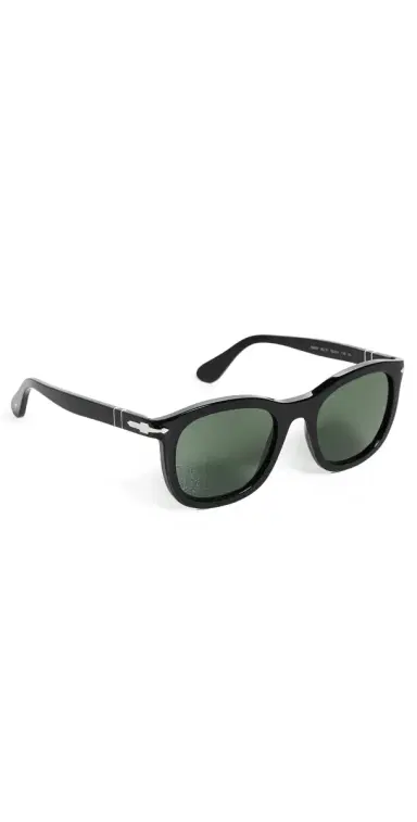 PERSOL 0PO3395S Sunglasses Black/Green One Size | Thumbnail 1 PERSOL 0PO3395S Sunglasses Black/Green One Size | Thumbnail 1