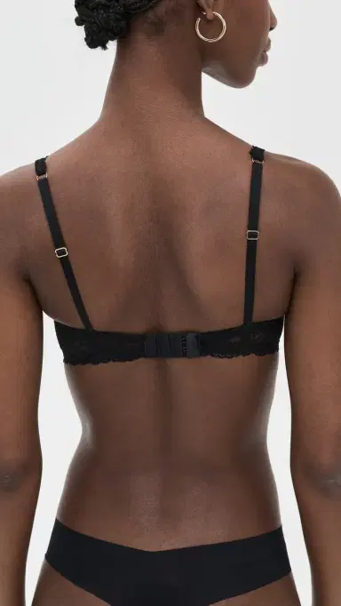 Commando Double Take Lace Bralette Black S/M | Thumbnail 3