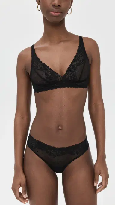 Commando Double Take Lace Bralette Black S/M | Thumbnail 5