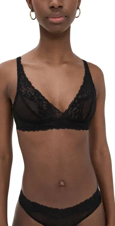 Commando Double Take Lace Bralette Black S/M | Thumbnail 1