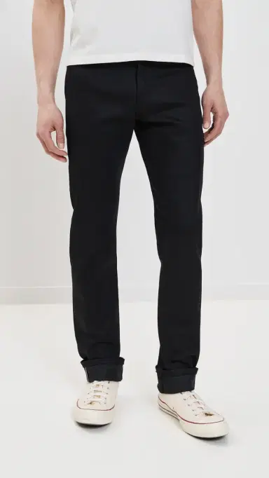 Naked & Famous Denim Weird Guy Black Cobra Stretch Selvedge Jeans Black 29 | Thumbnail 2 Naked & Famous Denim Weird Guy Black Cobra Stretch Selvedge Jeans Black 29 | Thumbnail 2