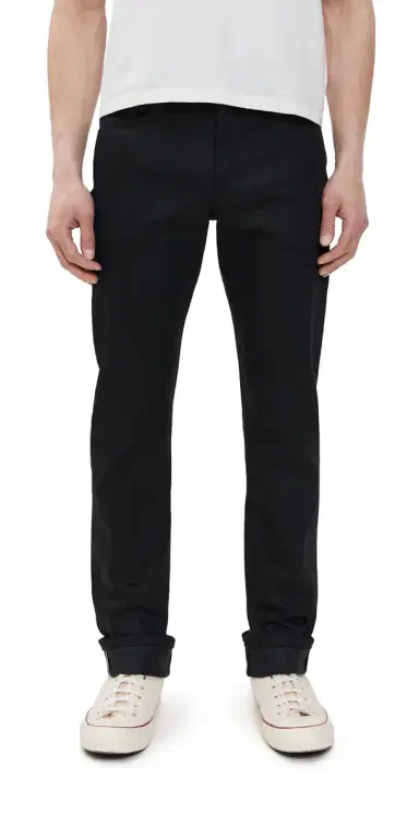 Naked & Famous Denim Weird Guy Black Cobra Stretch Selvedge Jeans Black 29 | Thumbnail 1 Naked & Famous Denim Weird Guy Black Cobra Stretch Selvedge Jeans Black 29 | Thumbnail 1