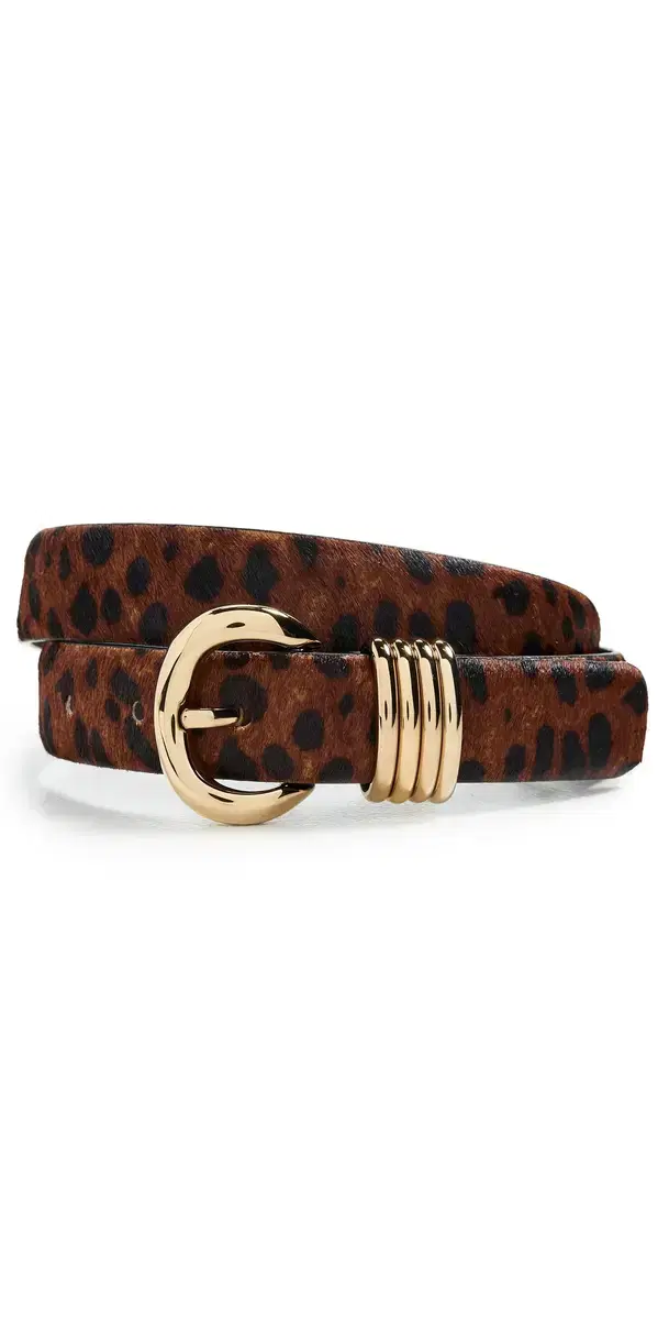Inez Belt Caramel Multi Calfhair