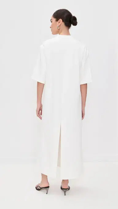 WARDROBE.NYC WARDROBE. NYC T-Shirt Dress Off White | Thumbnail 3 WARDROBE.NYC WARDROBE. NYC T-Shirt Dress Off White | Thumbnail 3
