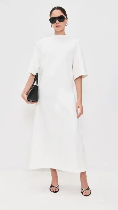 WARDROBE.NYC WARDROBE. NYC T-Shirt Dress Off White | Thumbnail 5 WARDROBE.NYC WARDROBE. NYC T-Shirt Dress Off White | Thumbnail 5